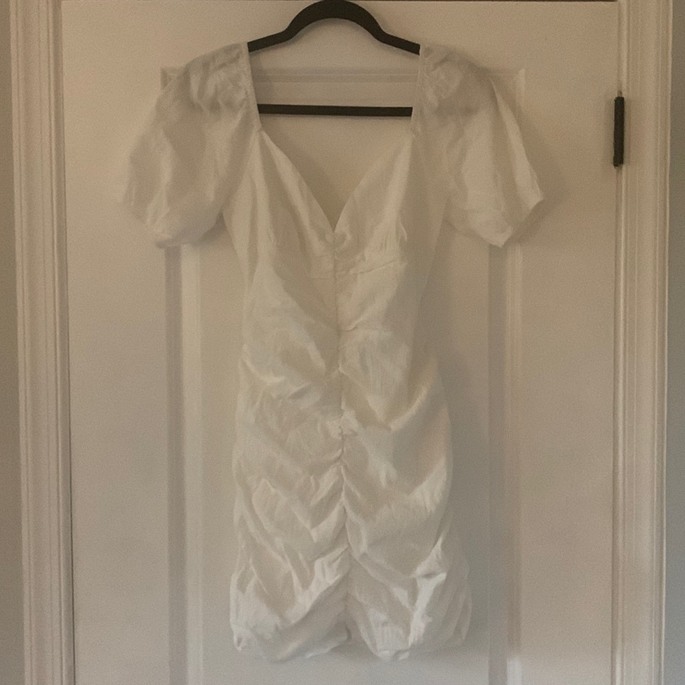 Cupshe white short sleeved dress